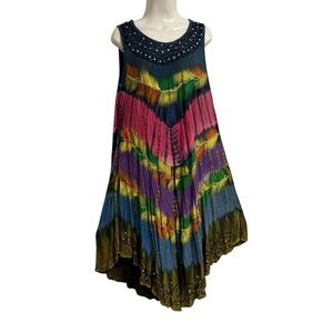 Riviera Sun SZ‎ Medium Tie Dye Sequin Dress